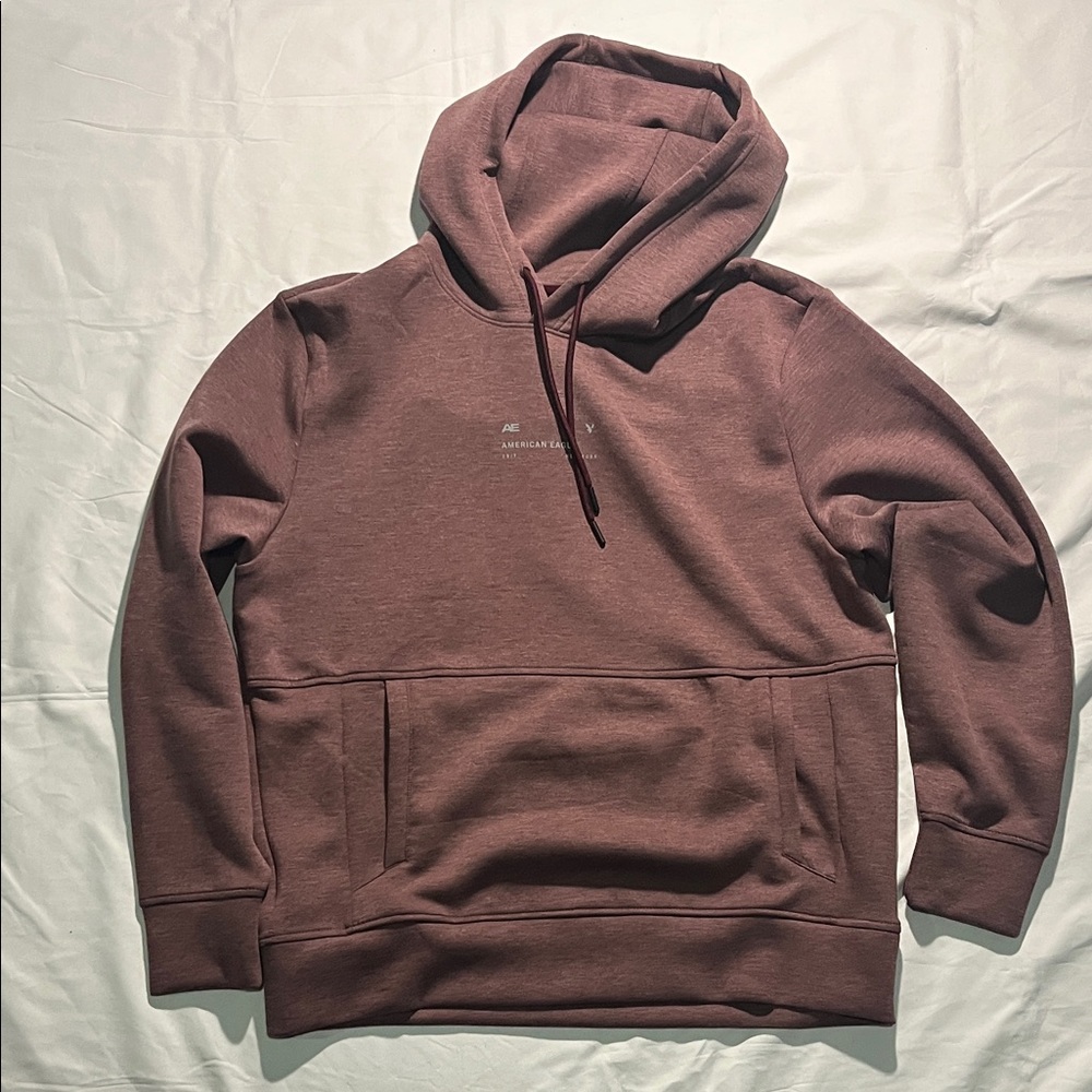 American Eagle Burgundy Hoodie Men’s Sz M